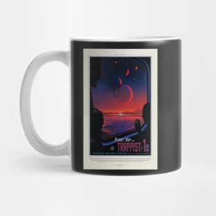 Trappist 1e, Travel Poster Mug